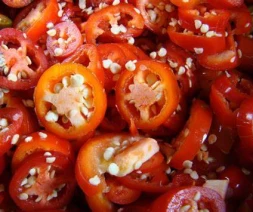 Sliced Red Jalapeno Pepper